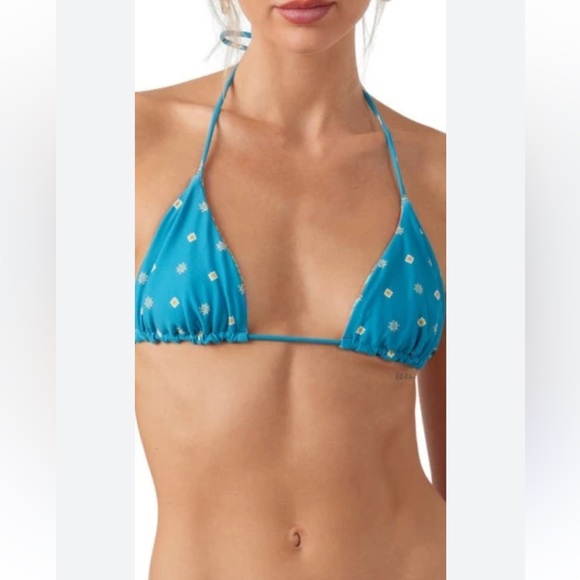 O'Neill delores tile venice revo bikini top size SM new reversible - Picture 2 of 10
